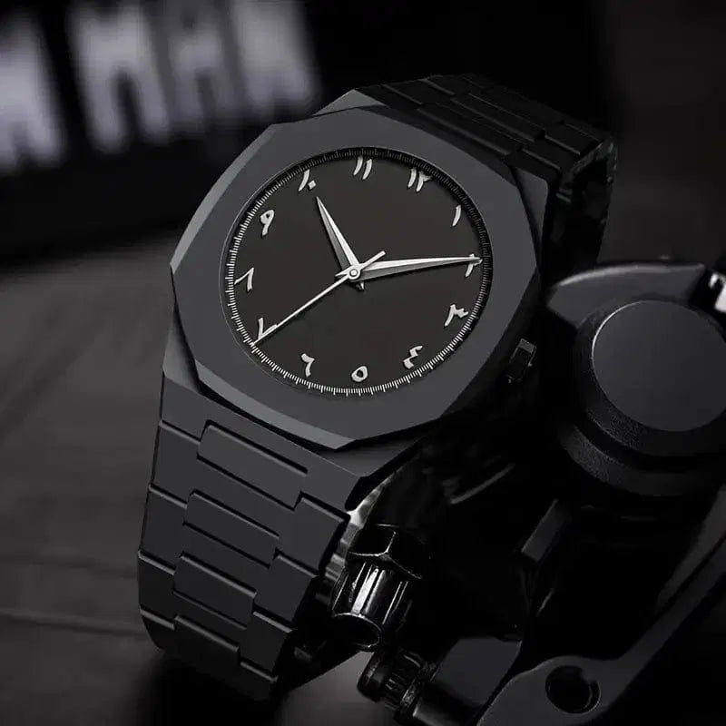 Men's Battery Operated Water Resistant Luxury Watch - 1 Pc